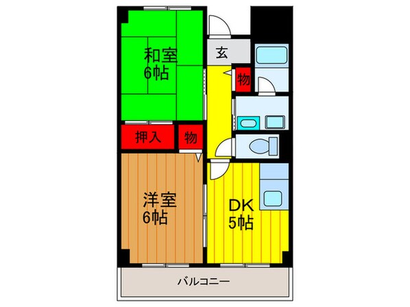 コ－トレックスの物件間取画像